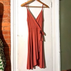 Rolla Coster Mauve Flowy Lightweight Spaghetti Strap Dress